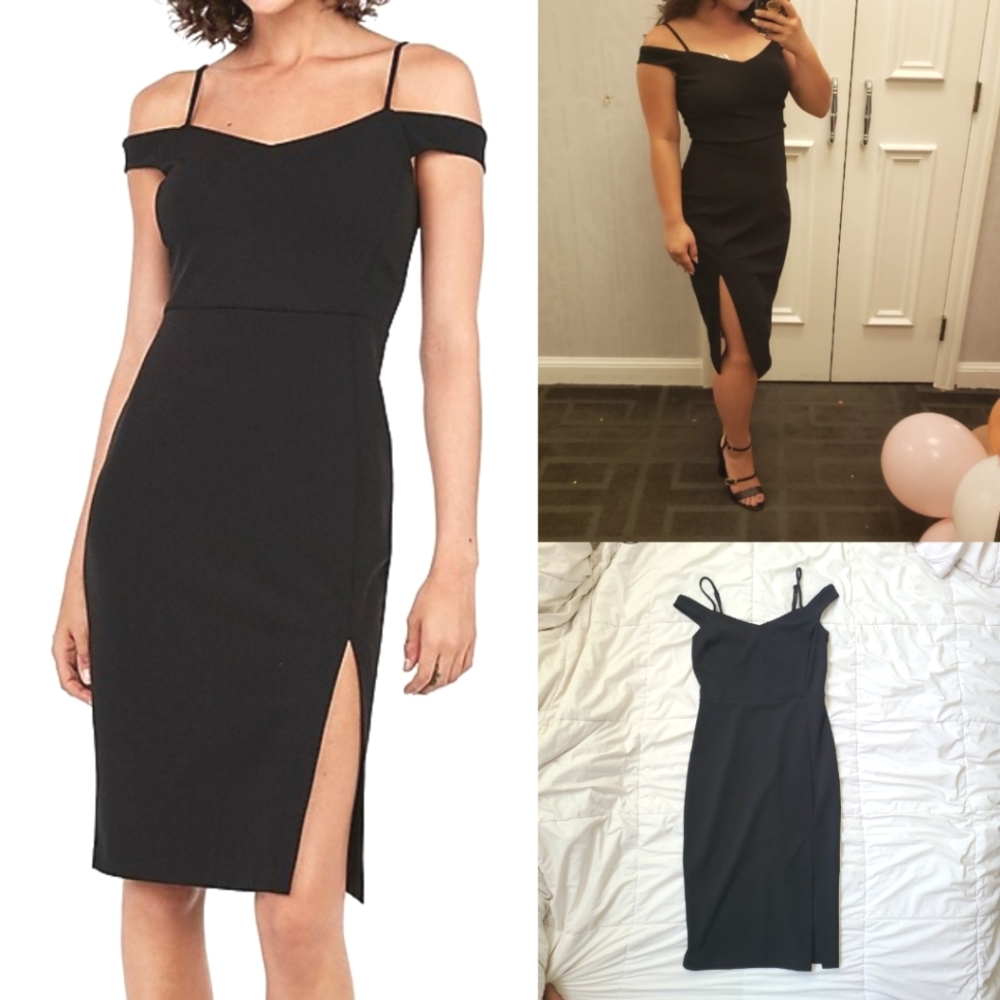 Express Off the Shoulder/Cold Shoulder Sheath Dress
